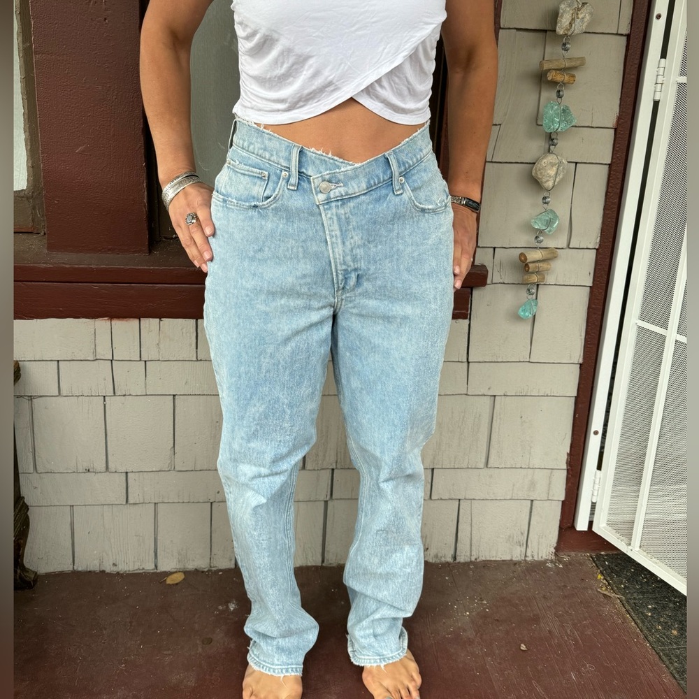 Abercrombie jeans- 90’s straight ultra high rise curve love